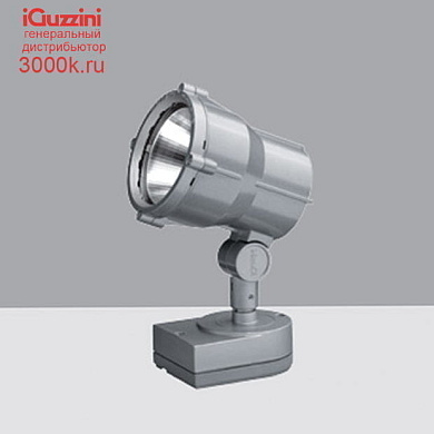 BU86 Woody iGuzzini Spotlight with base - Neutral White COB LED - Integrated electronic control gear - Wide Flood optic