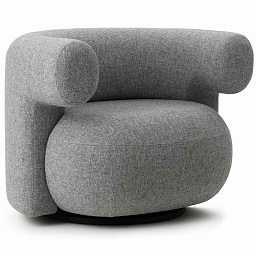 608145 Normann Copenhagen Burra Вращающееся кресло для отдыха Hallingdal 0110