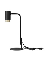 Sandy Black & Gold Aluminium LED MR16/GU10 1x10 Watt 100-240Volt IP20 Bulb Excluded L: 15 W: 17 H: 42 cm Cable L: 120 cm