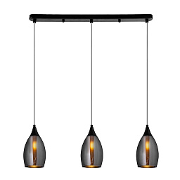 A7951SP-3BK Arte Lamp BARRY подвесной светильник с тремя колбовидными плафонами