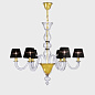 Люстра Sogni Di Cristallo Sybaris with lampshades — фото 1