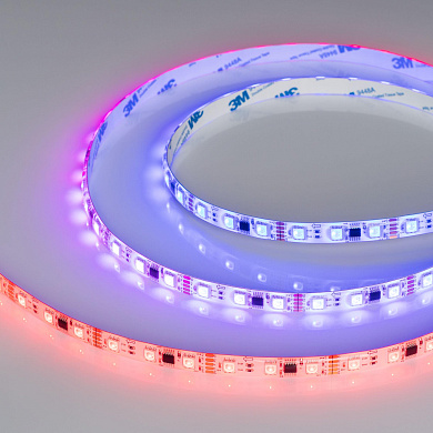 039604 Arlight Лента герметичная DMX-SE-B60-10mm 12V RGB-PX3 (14 W/m, IP65, 5060, 5m)