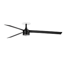 CRUISER RECESSED TEK XL Black fan Wall Control white 2700K