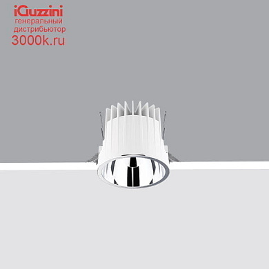 QM69 Reflex iGuzzini Minimal fixed recessed luminaire Ø 125 mm - Wide Flood beam - UGR < 19 - DALI