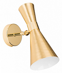 816611 Lightstar Dumo настенный бра с двойным конусом золото