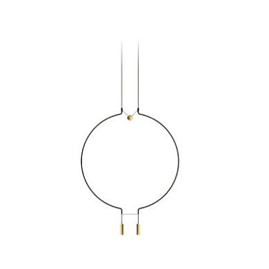 SPLIAIG2NEOOLED Axolight Liaison L2 SP LED крупная дизайнерская люстра золотой; чёрный