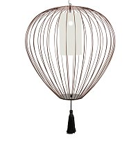 Cell SE613BMINT, Ø84 см, бронзовый каркас, абажур из белого льна, для помещений