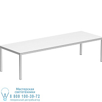СТОЛ TABOELA 300X100CM С КЕРАМИЧЕСКОЙ СТОЛЕШНИЦЕЙ БЕЛЫЙ ЭЛЬ ПОЛ Royal Botania