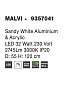 9357041 MALVI Novaluce светильник LED 32Вт 220-240В 2745Lm 3000K IP20