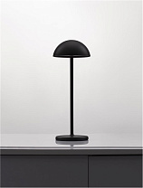 Sandy Black Aluminium & Acrylic LED 2Watt 207Lm 3000K DC 5 Volt IP54 Switch On/Off/USB Wire D: 11.5 W: 11.8 H: 32 cm