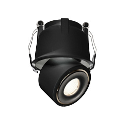 565354 Deko light Uni встраиваемый потолочный светильник цилиндрической формы, чёрный