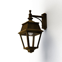 Avenue 2 N° 4; Clear glass E27 105W; Gold patina