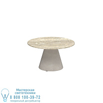 СТОЛ CONIX Ø60CM НОЖКА БЕТОН ЦЕМЕНТ СЕРЫЙ - СТОЛЕШНИЦА СТОЛА CERAMIC TRAVERTINO Royal Botania