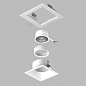 D51606WMOD Lightstar Domino встраиваемый светильник 50W — фото 2