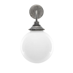 MLBWL129 Mullan Lighting Pelagia настенный светильник с опаловым стеклянным шаровым плафоном