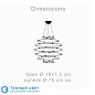28 PETITS BIJOUX подвесной светильник Catellani & Smith w_o_s25 — фото 4