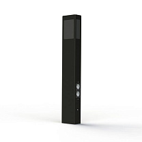 Brick² N° 4; Black PMMA E27 23W Plug; Black grey