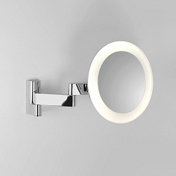 1163008 Astro lighting Niimi настенное зеркало с круговой LED-подсветкой хромированный обод