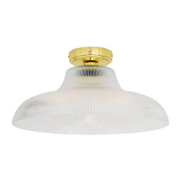 MLBCF004 Mullan Lighting Aquarius накладной потолочный светильник с крупным призматическим стеклянным плафоном