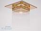 Hoffmann Потолочный светильник из латуни ручной работы Patinas Lighting PID261609