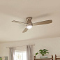 54" Bead Hugger Fan Brushed Stainless Steel люстра-вентилятор 300315BSS Kichler — фото 2
