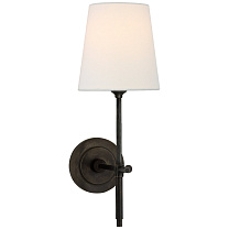 Bryant Sconce бронза с льняным абажуром