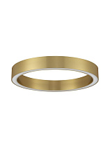 Triac Dimmable Brass Gold Aluminium & Acrylic LED 40 Watt 220-240 Volt 2153 Lm 3000K IP20 D: 60 H: 6.5 cm