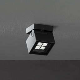 kuboid-90-6-w-projector Landa Illuminotecnica KUBOID прожектор квадратной формы с углом 45°, подходит для фасадного освещения и подсветки конструкций