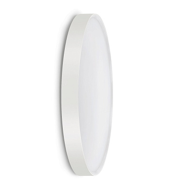 уличный настенный светильник кольцевой формы с широким рассеивателем