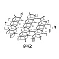 HONEYCOMB 42 SINGLE USE B черный Delta Light аксессуар — фото 1
