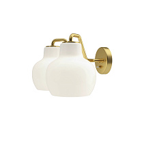 VL Ring Crown 2 Wall Lamp / Латунь/Опаловый Стекло