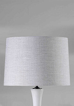 14 Drum in Natural Linen with Cream Card Lining