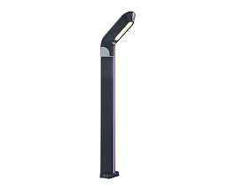 Уличный светильник-столбик Kink Light Линден с розовой подсветкой 09200-F(220V),16(10)
