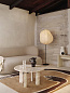 Ковер Pose Ferm Living 1104269827 темно-кофейный и молочно-белый — фото 3