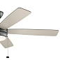 60" Starkk Fan Satin Black люстра-вентилятор 330180SBK Kichler — фото 5