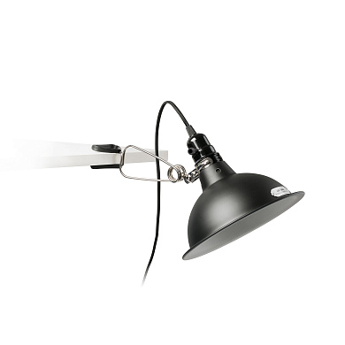 настенный светильник с прищепкой черный