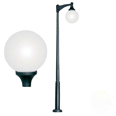 Парковый фонарь Fumagalli EKTOR 3000 MIDIPILAR/GLOBE 400 modern 1L