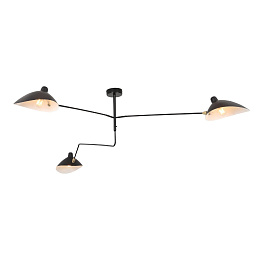 SL305.402.03 ST-Luce Sprucco люстра на штанге с пятью металлическими плафонами направленного света