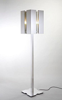 QUARTET FLOORLAMP, POLISHED STAINLESS STEEL