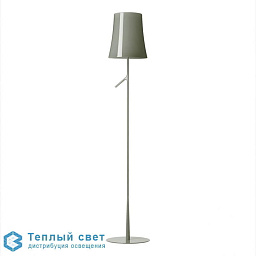 Birdie Lampadaire Foscarini Birdie торшер с цилиндрическим абажуром на тонкой опоре