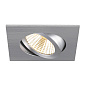 1007330 SLV NEW TRIA® 68 mount. ring square alu монтажное квадратное кольцо — фото 1