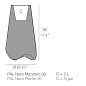 Pal nano planter ø18x36 горшок, Vondom — фото 1