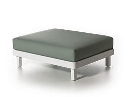 Gervasoni Outdoor Квадратный тканевый садовый пуф Gervasoni