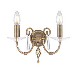 Настенный светильник Aegean Elstead AG2-AGED-BRASS состаренная латунь