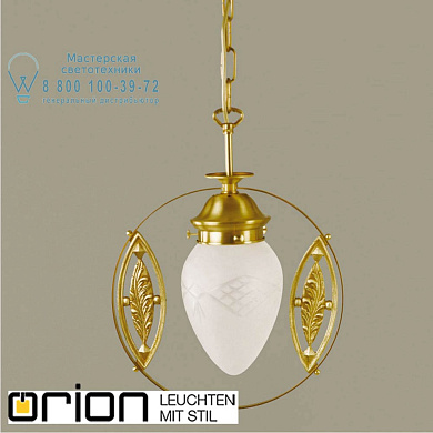 Подвесной светильник Orion Budapest HL 6-1247 bronze/376 klar-matt