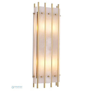 бра с вертикальной формой и стеклянными элементами