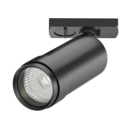 TR021-1-124K-Z-B Maytoni Focus трековый прожектор черного цвета с регулируемым углом освещения для однофазного трека Unity