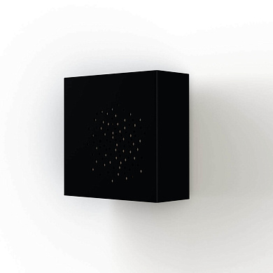 настенный светильник кубической формы черного цвета