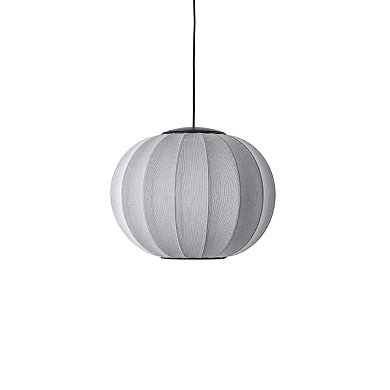 KW45 SI LED Knit-Wit Made By Hand Светильник Ø45 с серым фактурным плафоном LED
