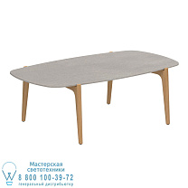 СТОЛИК TEA TIME 120X65CM H40 CERAMIC CEMENTO LUMINOSO Royal Botania